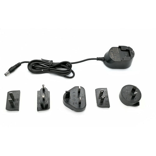 Multi-plug, EU, and US chargers for DFT